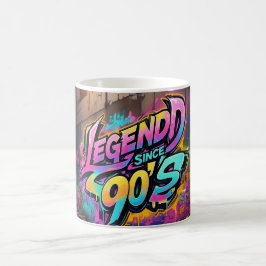 Graffiti-Stil "Legend sedan 90's" Kaffemugg