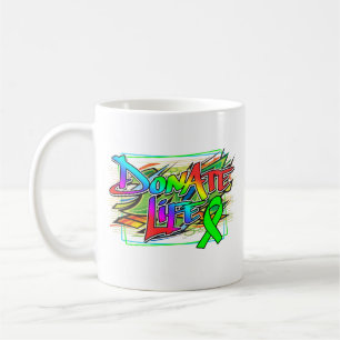 Graffiti Stil Organ Donation Awareness Kaffemugg