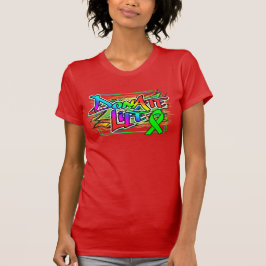 Graffiti Stil Organ Donation Awareness T-Shirt