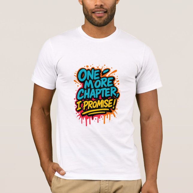 Graffiti-Stil Reading Quote Tee/Bok Älskare Gift T Shirt (Framsida)