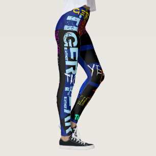 Graffiti stil Repating Tiger Year 2022 WL Leggings