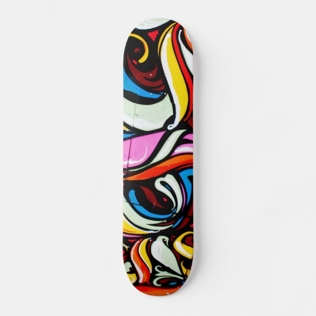 Graffiti Stil Skateboard Bräda 21,5 Cm (Framsida)