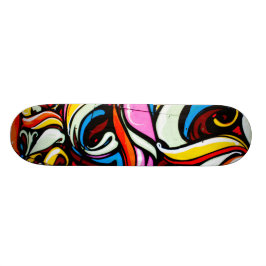 Graffiti Stil Skateboard Bräda 21,5 Cm
