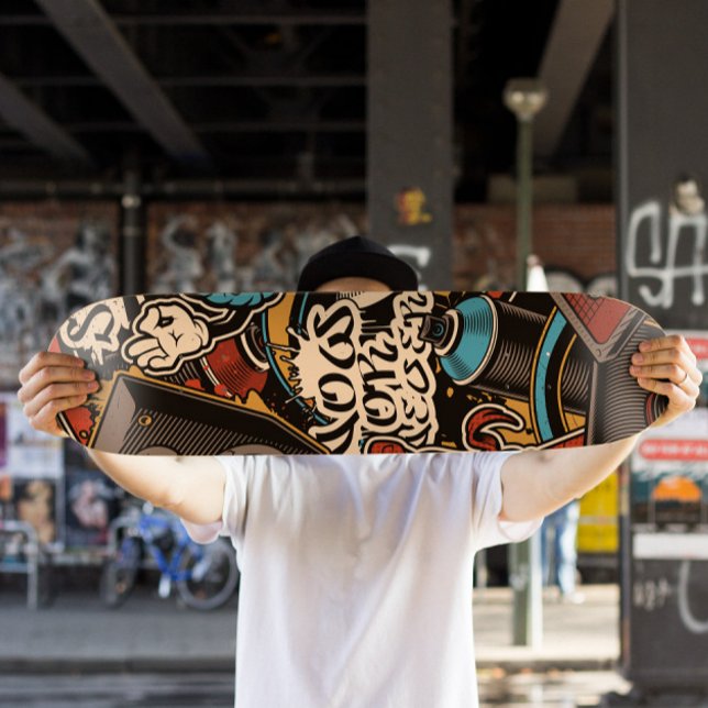 Graffiti Stil Skateboard | Graffiti Skateboard De (Graffiti Urban Skateboard Deck)