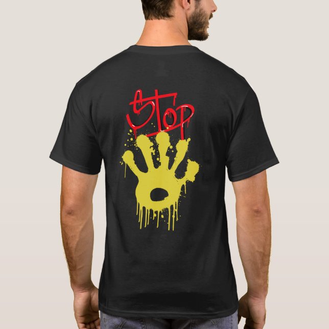 Graffiti Stil Street Art Classic T-Shirt (Baksida)
