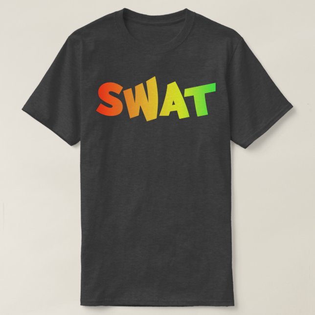 Graffiti stil SWAT T Shirt (Design framsida)