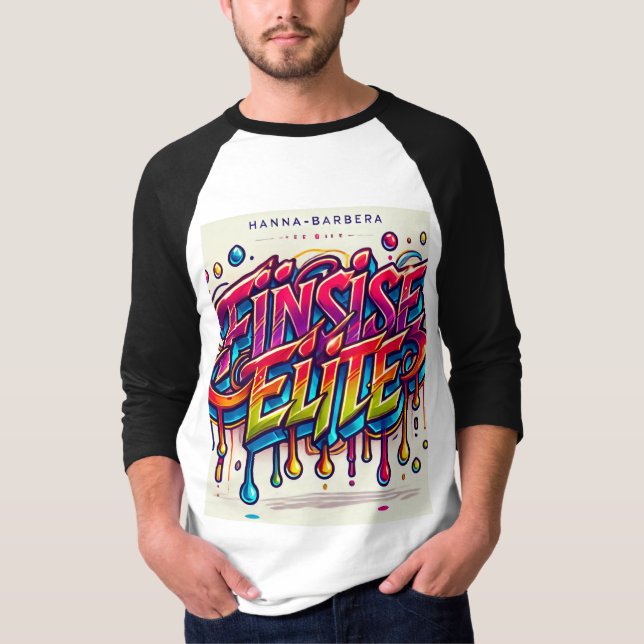 Graffiti stil t shirt (Framsida)