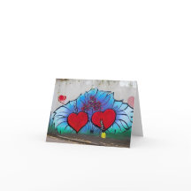 Graffiti stil Valentine-kort