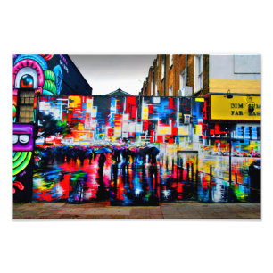 Graffiti Street Art Camden Town London Fototryck