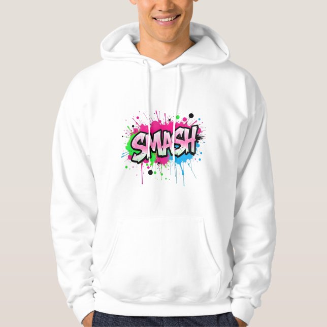 Graffiti Street Art Hoodie (Framsida)