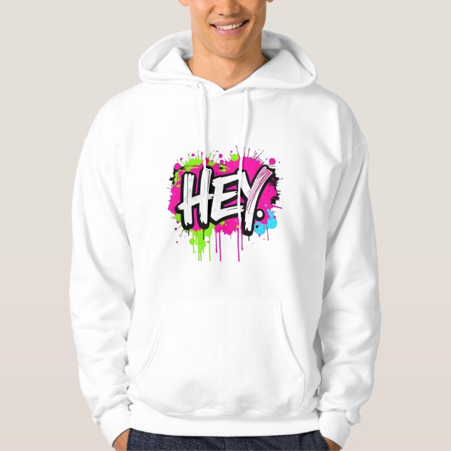 Graffiti Street Art Hoodie (Framsida)