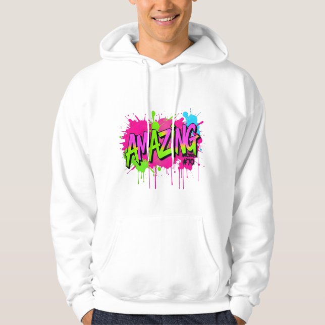 Graffiti Street Art Hoodie (Framsida)