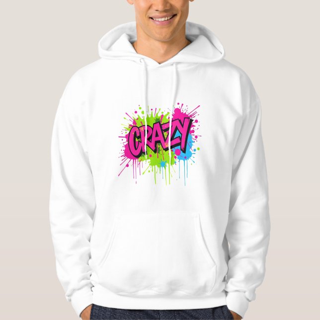 Graffiti Street Art Hoodie (Framsida)