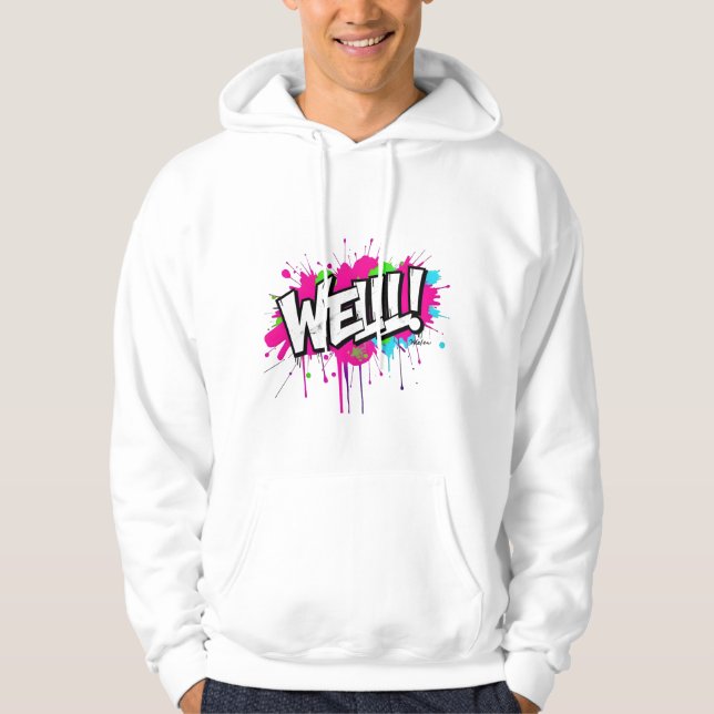 Graffiti Street Art Hoodie (Framsida)