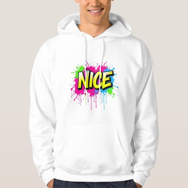 Graffiti Street Art Hoodie (Framsida)