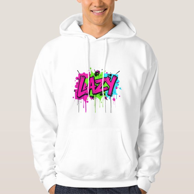 Graffiti Street Art Hoodie (Framsida)