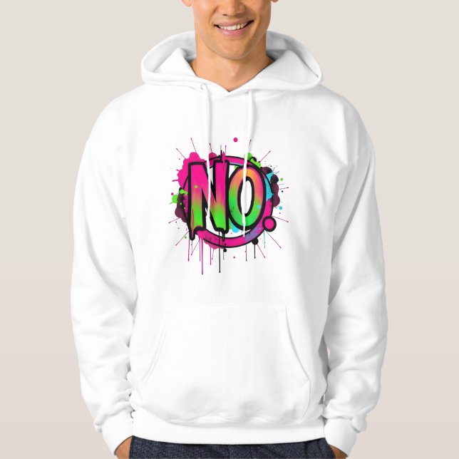 Graffiti Street Art Hoodie (Framsida)