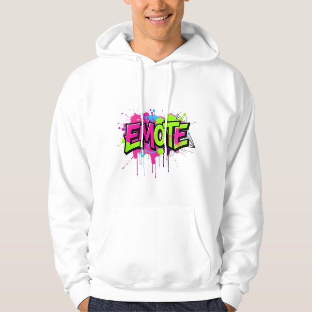 Graffiti Street Art Hoodie (Framsida)
