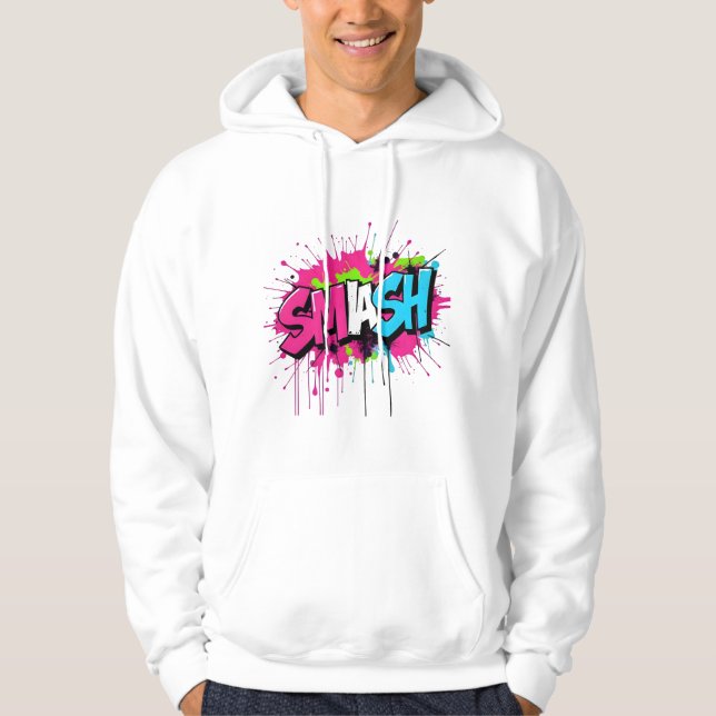 Graffiti Street Art Hoodie (Framsida)