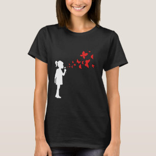 Graffiti Street Art Urban Design Smile Girl T Shirt