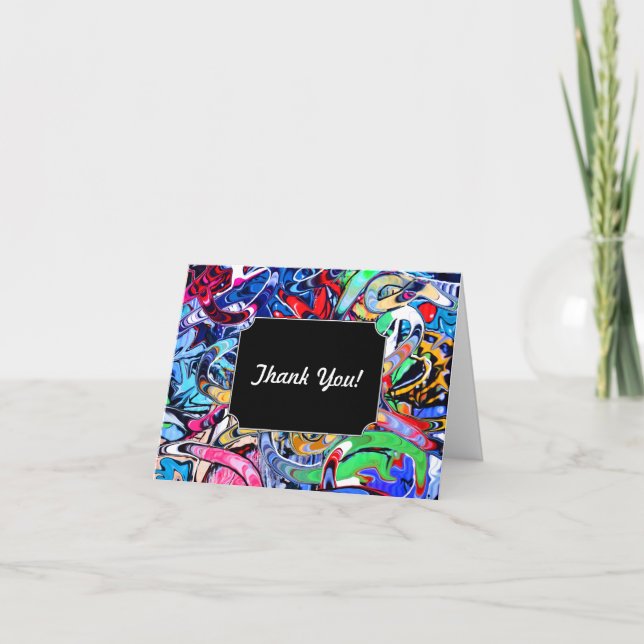 Graffiti Tack Kort (Framsida)