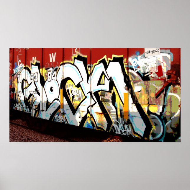 GRAFFITI TAGGING POSTER (Framsidan)