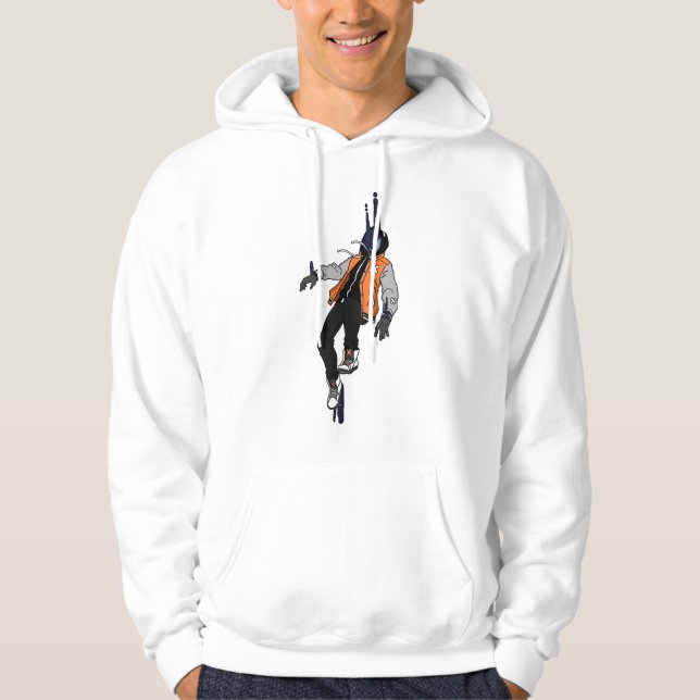 graffiti-tecken hoodie (Framsida)