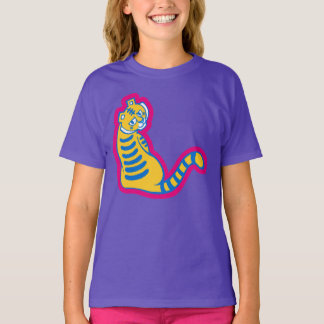Graffiti Tiger Memphis Global Village Coffehouse T Shirt