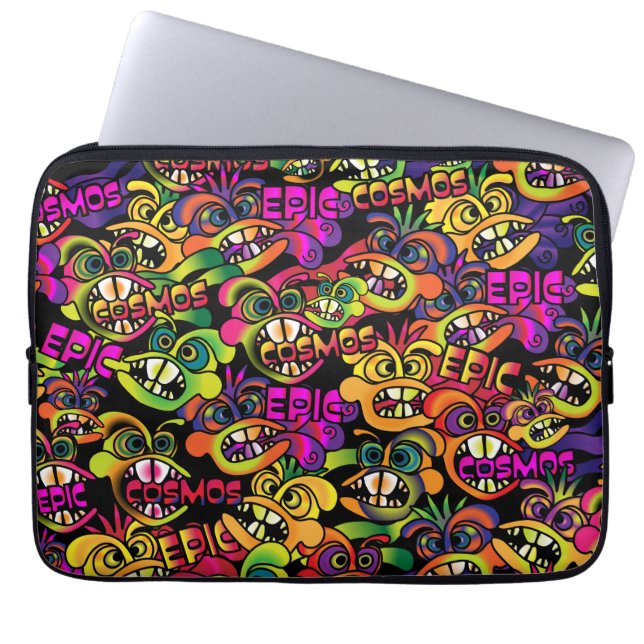Graffiti Trifold Laptop Fodral (Framsidan)