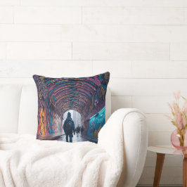 Graffiti Tunnel of Art Kudde