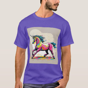 Graffiti Unicorn: Banksy-Inspired Design T Shirt