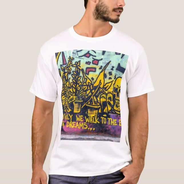 Graffiti Urban Street Art Abstrakt T Shirt (Framsida)