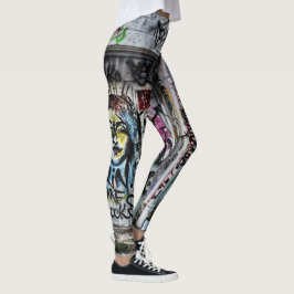 Graffiti Urban Street Coola Modern Grunge Art Leggings
