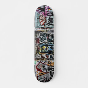 Graffiti Urban Street Modern Coola Grunge Art Mini Skateboard Bräda 18,5 Cm