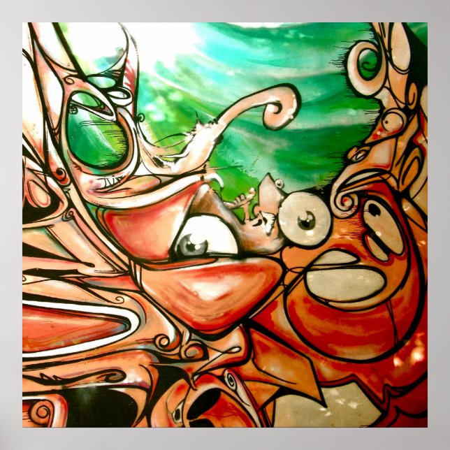 Graffiti - Vad Ljuger Beneath Poster (Framsidan)