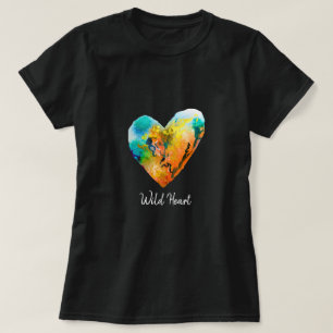 Graffiti vattenfärgsart t shirt