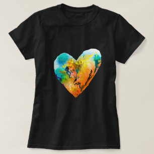 Graffiti vattenfärgsart t shirt