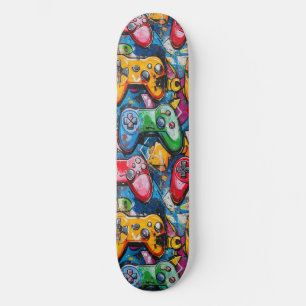 Graffiti Video Game Coola Designad Skateboard