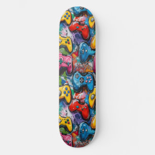 Graffiti Video Game Coola Designad Skateboard