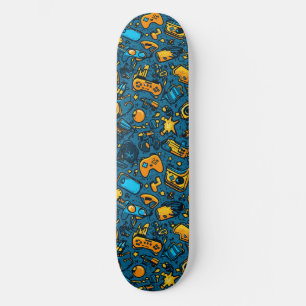 Graffiti Video GamerGamer Coola Designad Skateboar Mini Skateboard Bräda 18,5 Cm