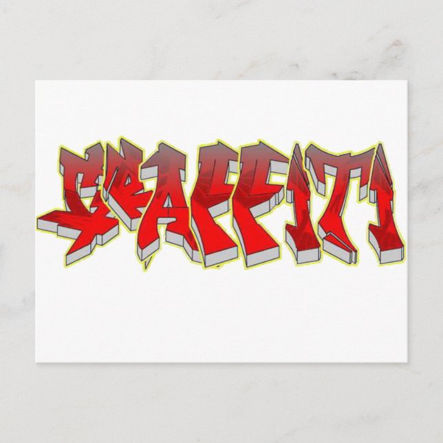 Graffiti Vykort (Framsida)