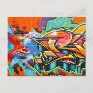 Graffiti Vykort