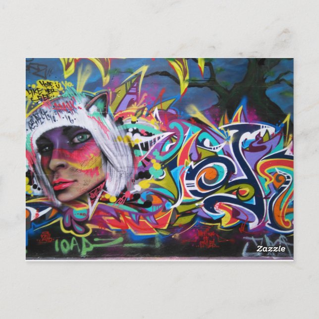 Graffiti-vykort Vykort (Baksida)