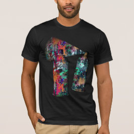 Graffiti Wall och Spray Paint Splatter Tee Shirt