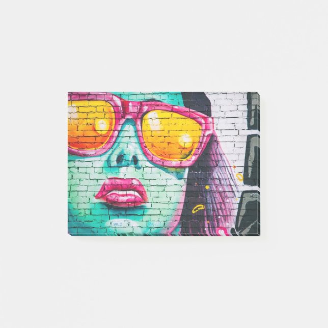 graffiti wall post-it block (Framsida)