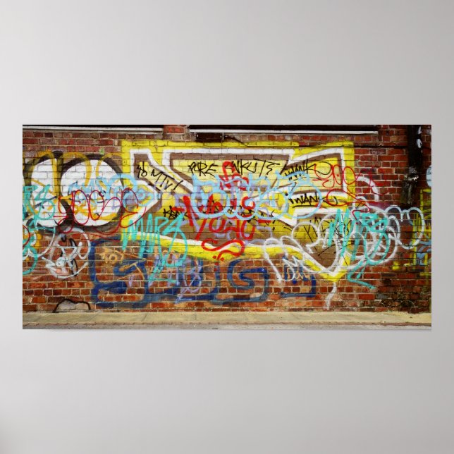 Graffiti Wall Poster (Framsidan)