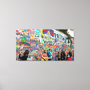 Graffiti Wall street Musician & Artists Wall Art Canvastryck