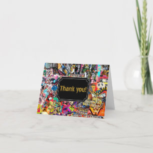 Graffiti wall tack kort