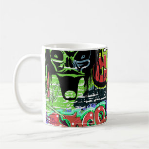 Graffiti Wall: Urban Hip hop Kaffemugg