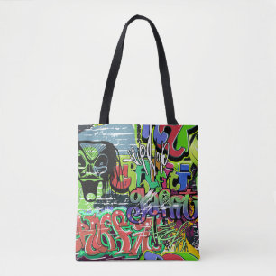 Graffiti Wall: Urban Hip hop Tygkasse